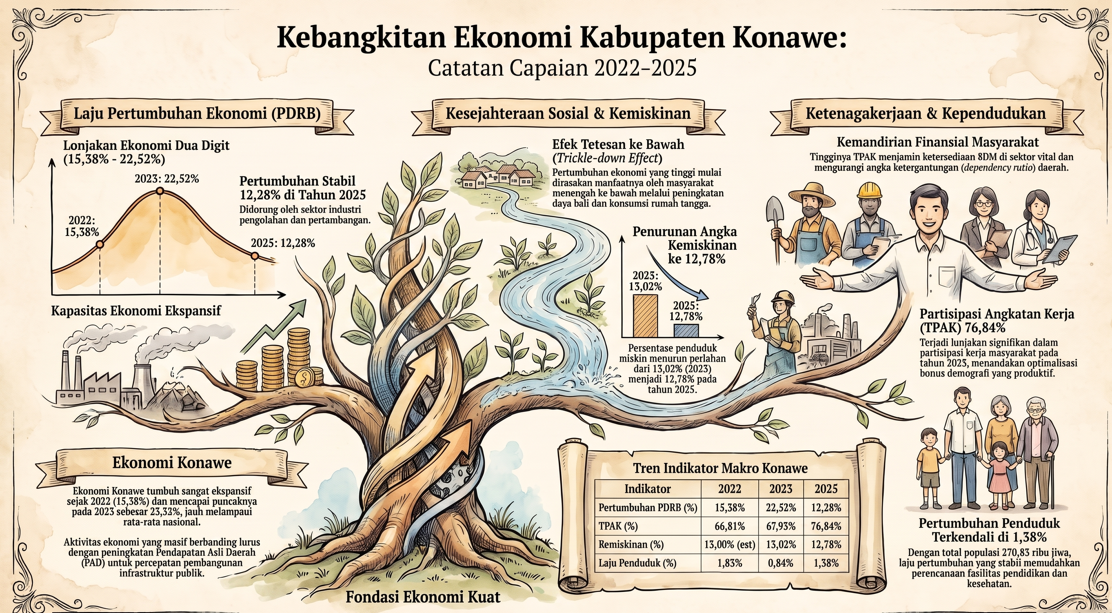 KEBANGKITAN EKONOMI KONAWE 2022-2025