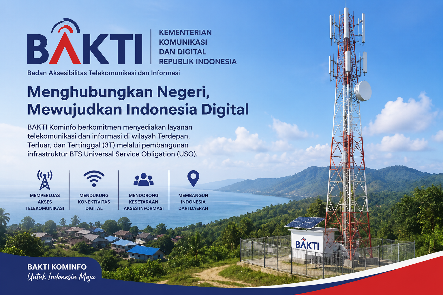 BAKTI Komdigi Sampaikan Penghentian Layanan pada Dua Titik BTS USO di Kabupaten Konawe*