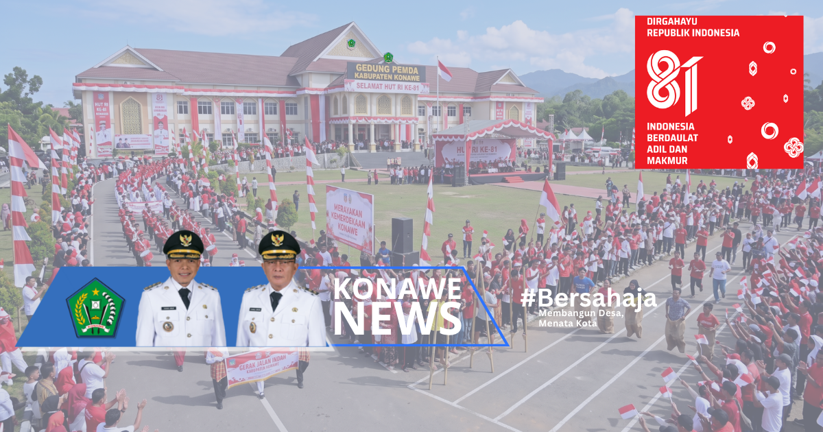 Jadwal Kegiatan Peringatan HUT Ke-81 Republik Indonesia  Tingkat Kabupaten Konawe Tahun 2026