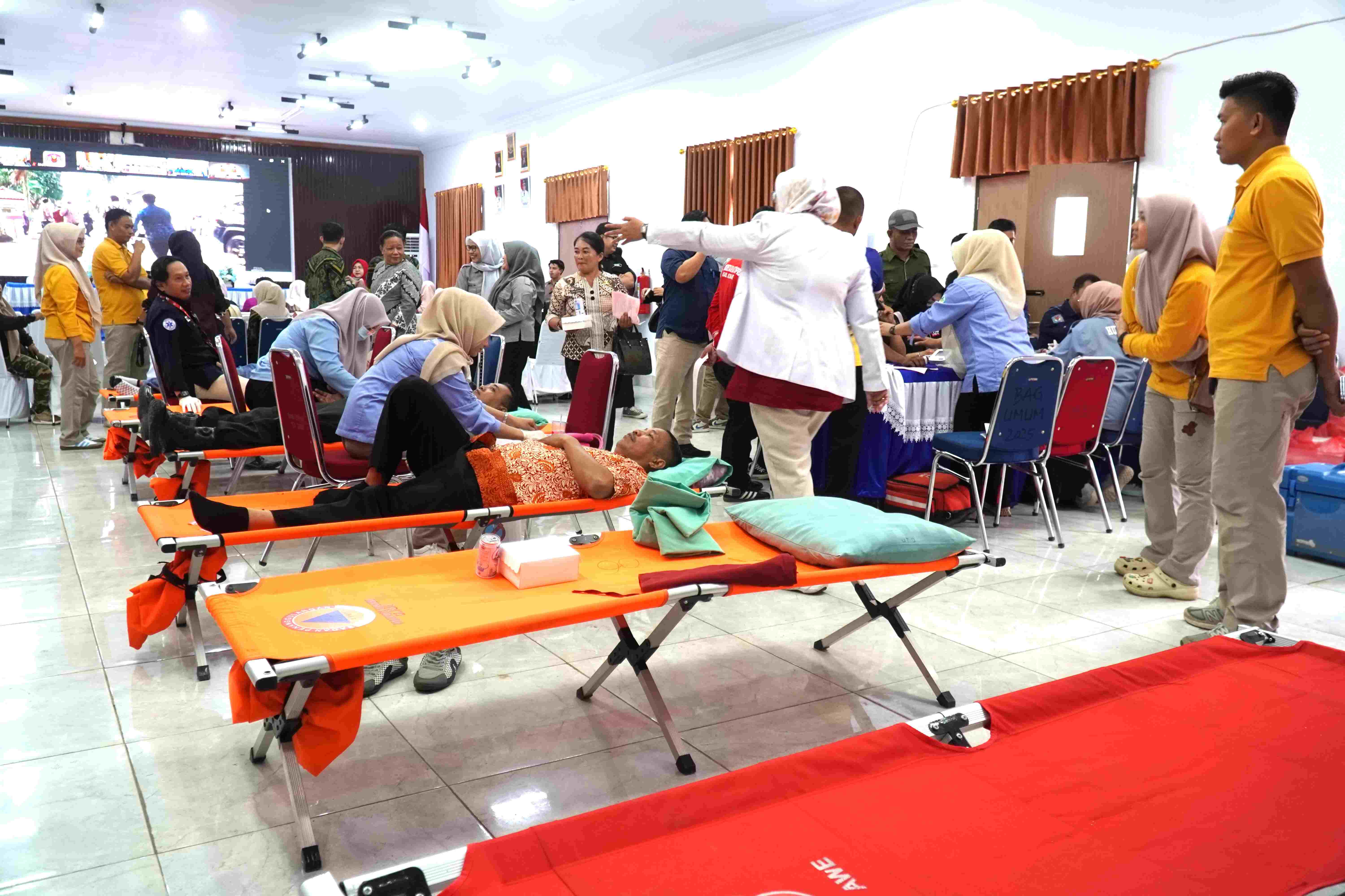 Peringati Hari Anti Narkotika Internasional, BNN Kabupaten Konawe Gelar Donor Darah