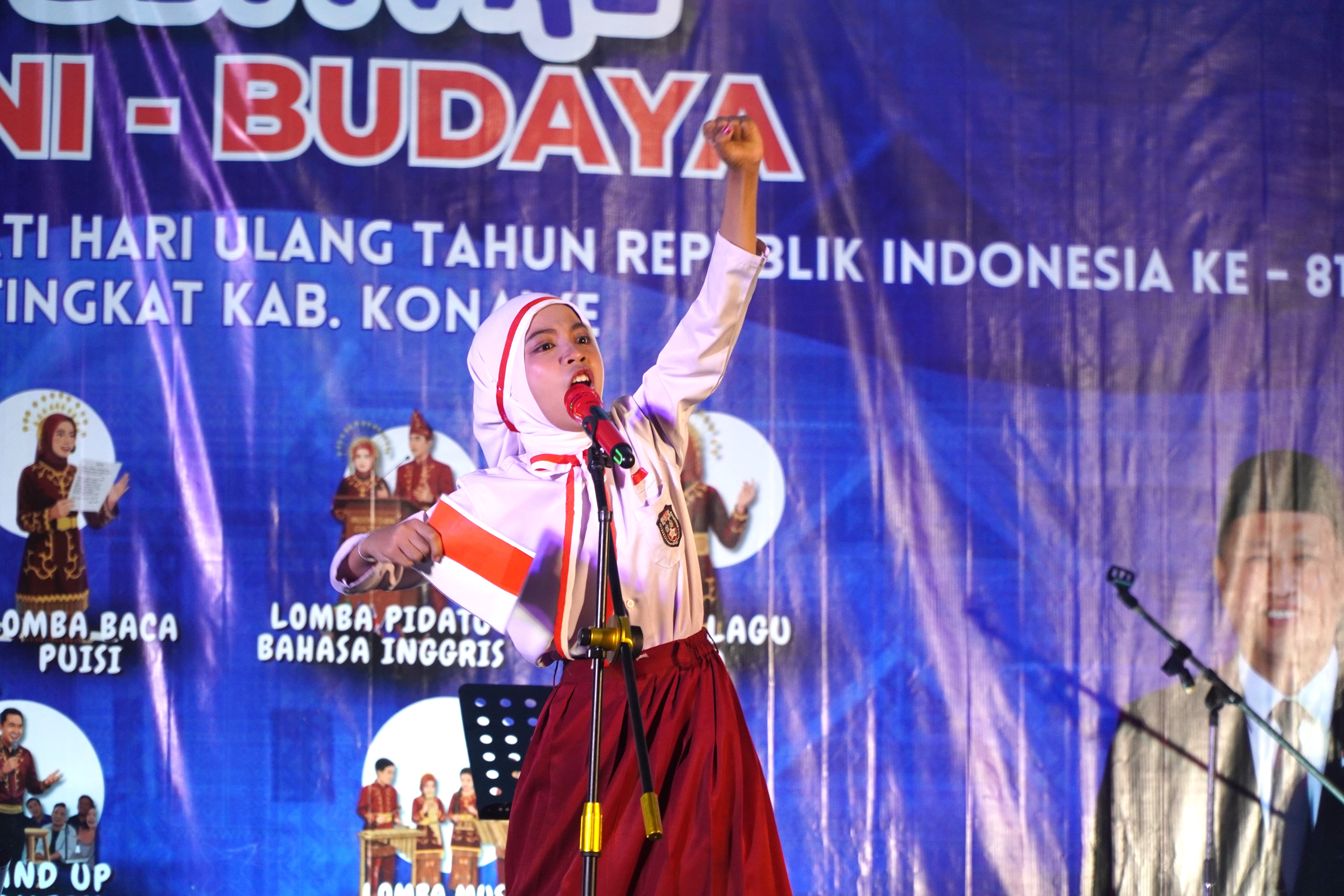 Pembukaan Festival Seni dan Budaya Semarakkan HUT ke-81 RI Tingkat Kab. Konawe