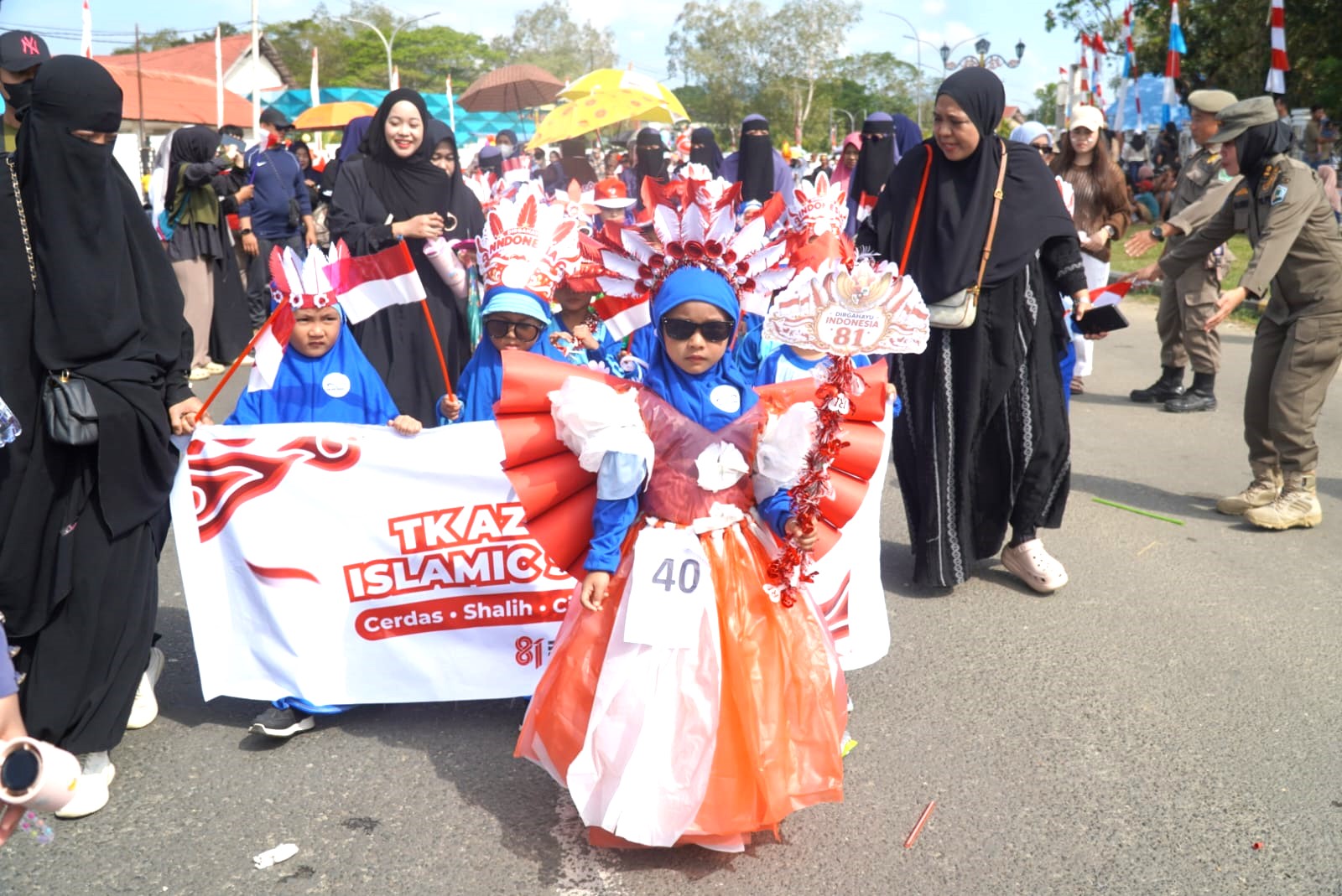 Langkah Kecil, Semangat Besar: PAUD Se-Kabupaten Konawe Meriahkan Pawai Kemerdekaan HUT Ke-81 RI 