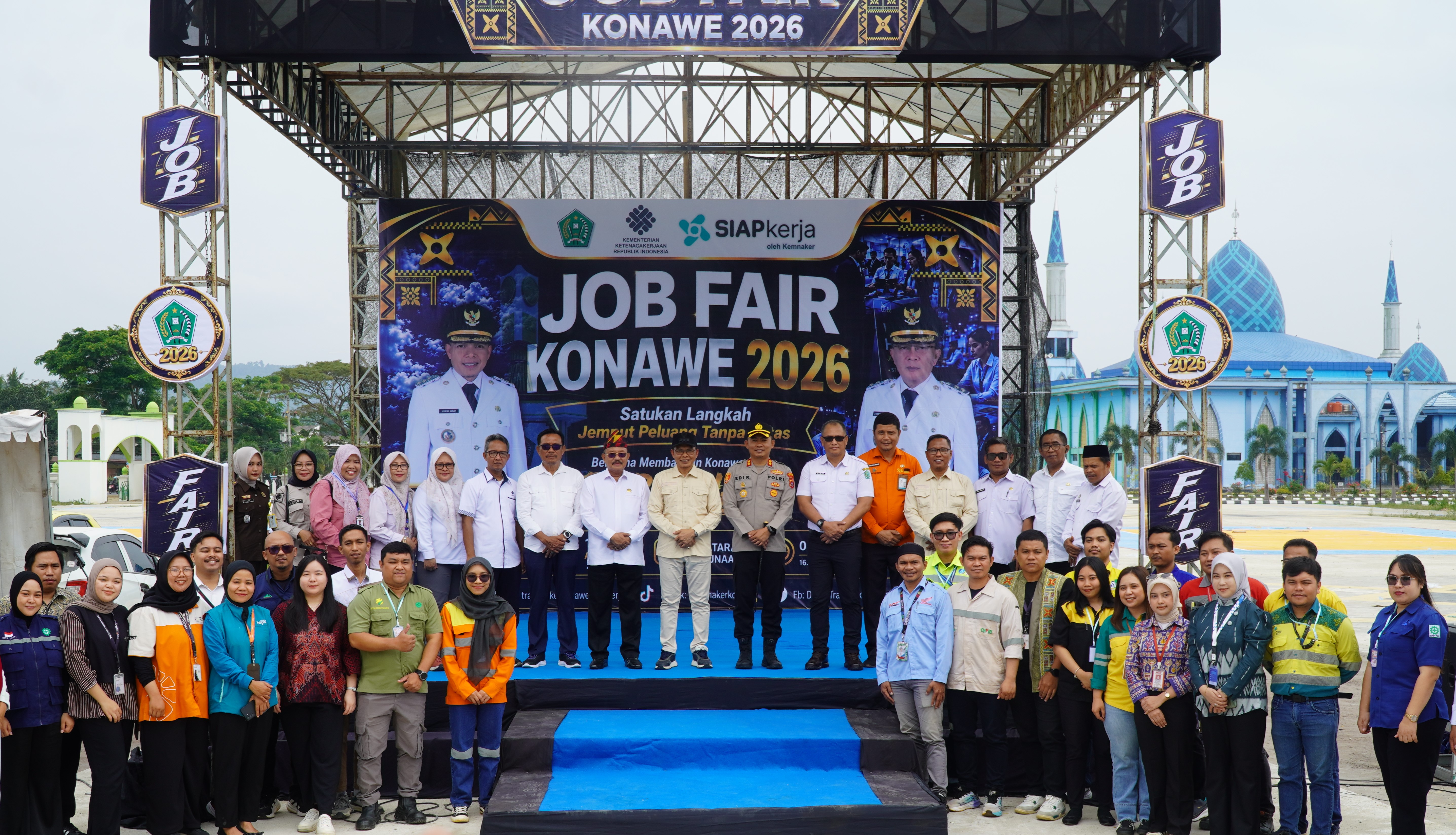 Bupati Konawe Resmi Buka Job Fair, Dorong Penyerapan Tenaga Kerja Lokal