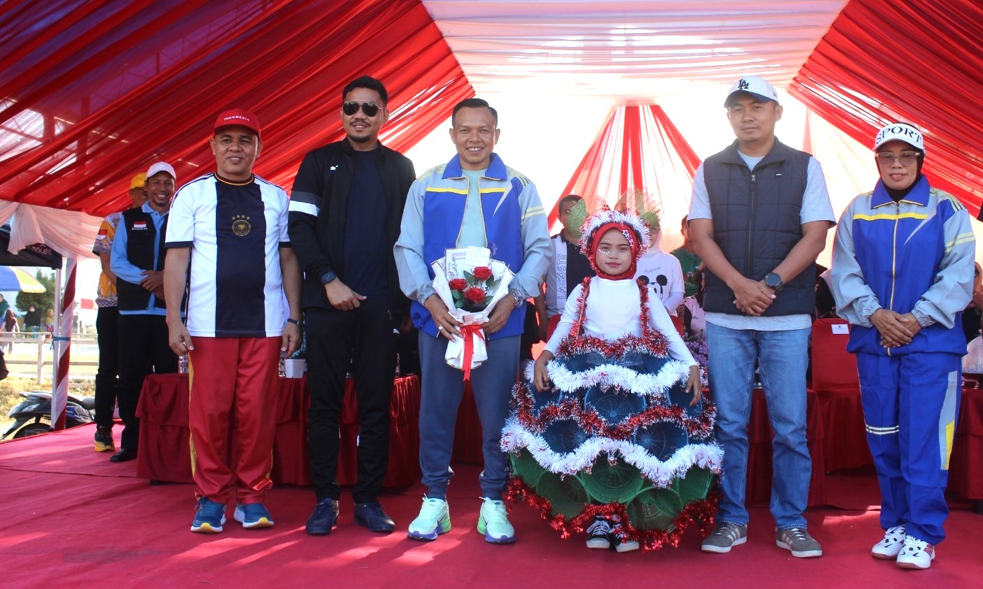 Bupati Konawe Dorong Semangat  Sportivitas pada Pembukaan Porseni Tongauna Utara