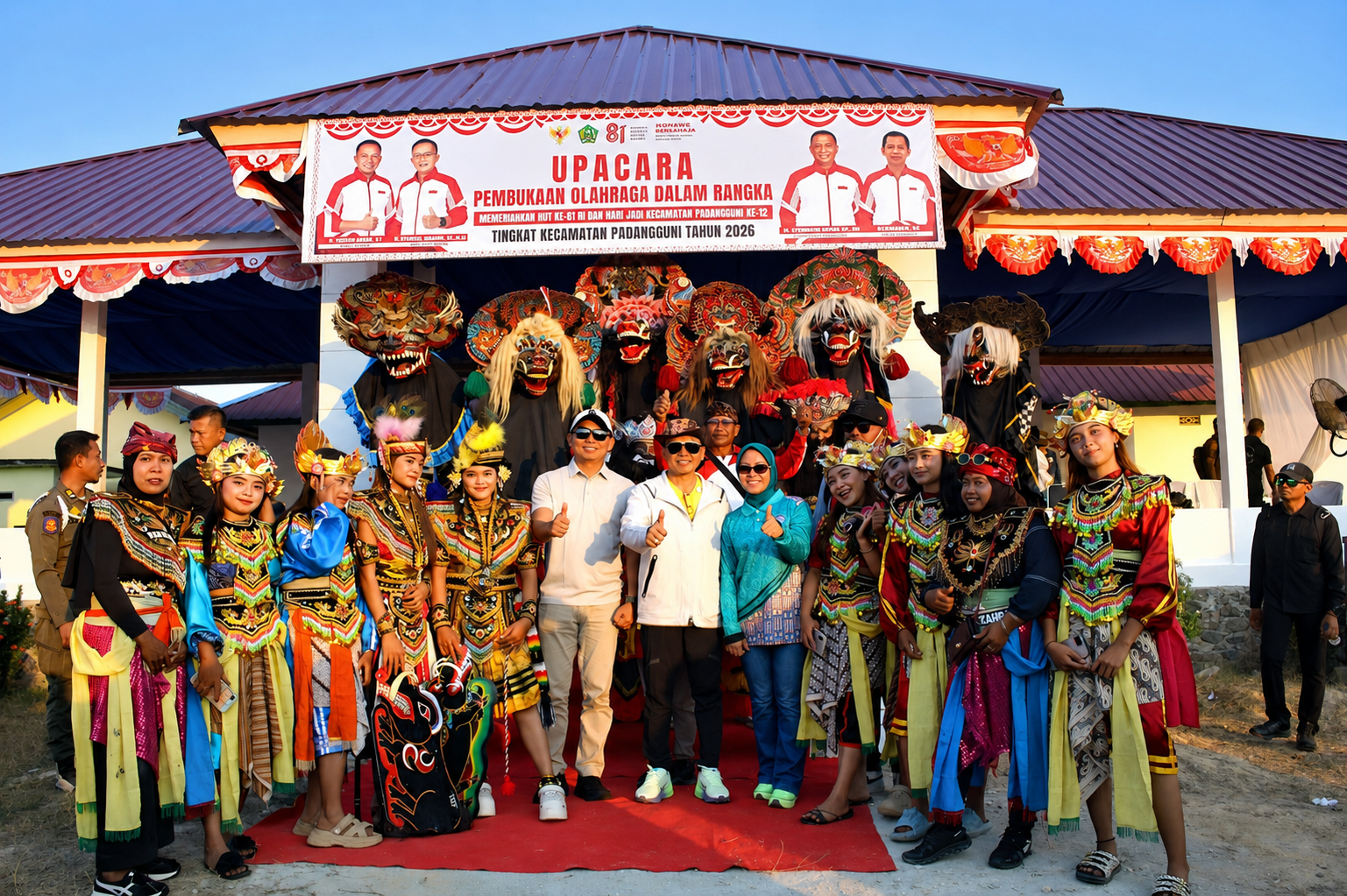 Buka Porseni Padangguni, Bupati Konawe Dorong Semangat Sportivitas dan Kebersamaan