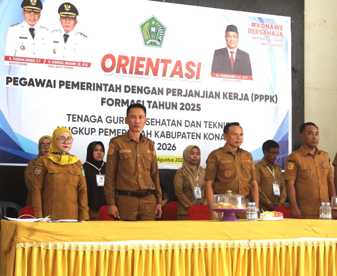 Bupati Konawe Resmi Tutup Orientasi PPPK Angkatan V