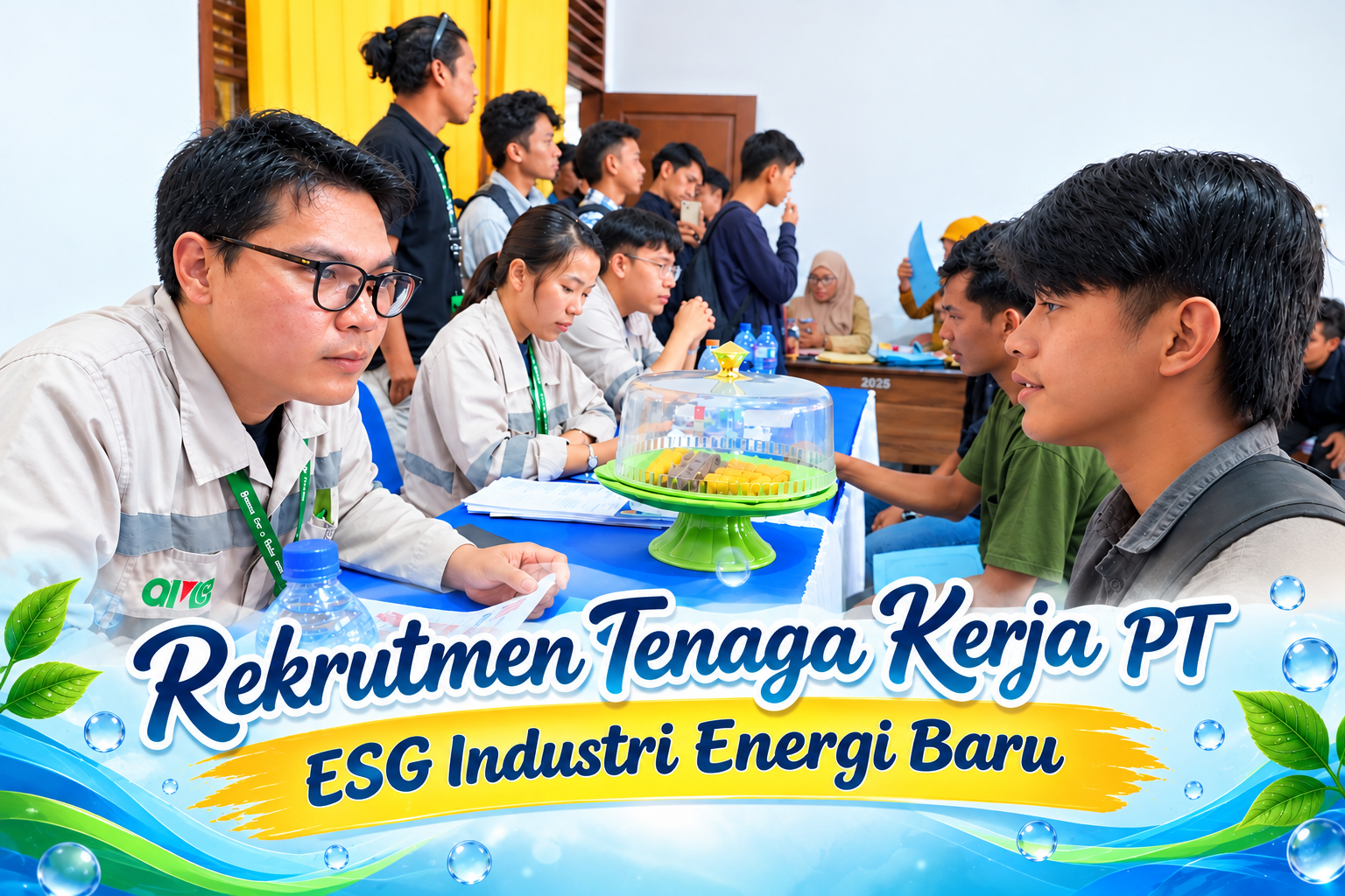 Dinas Nakertrans Konawe Fasilitasi Rekrutmen Tenaga Kerja PT ESG Industri Energi Baru (EIEB)