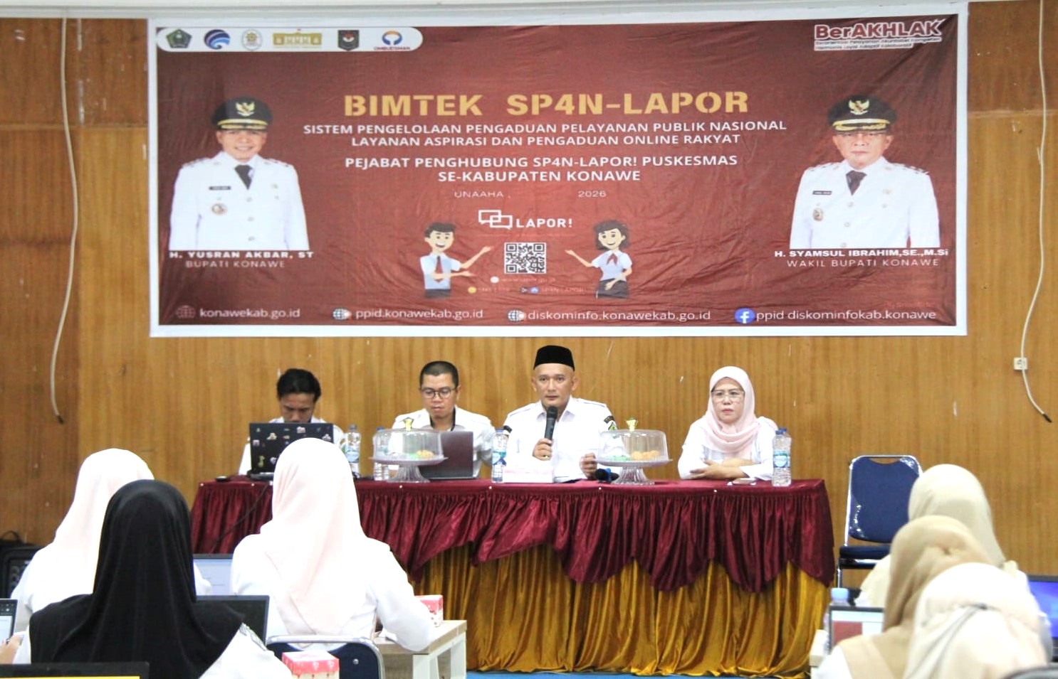 Diskominfo Konawe Perkuat Pengelolaan SP4N-LAPOR! di Puskesmas se-Kabupaten Konawe