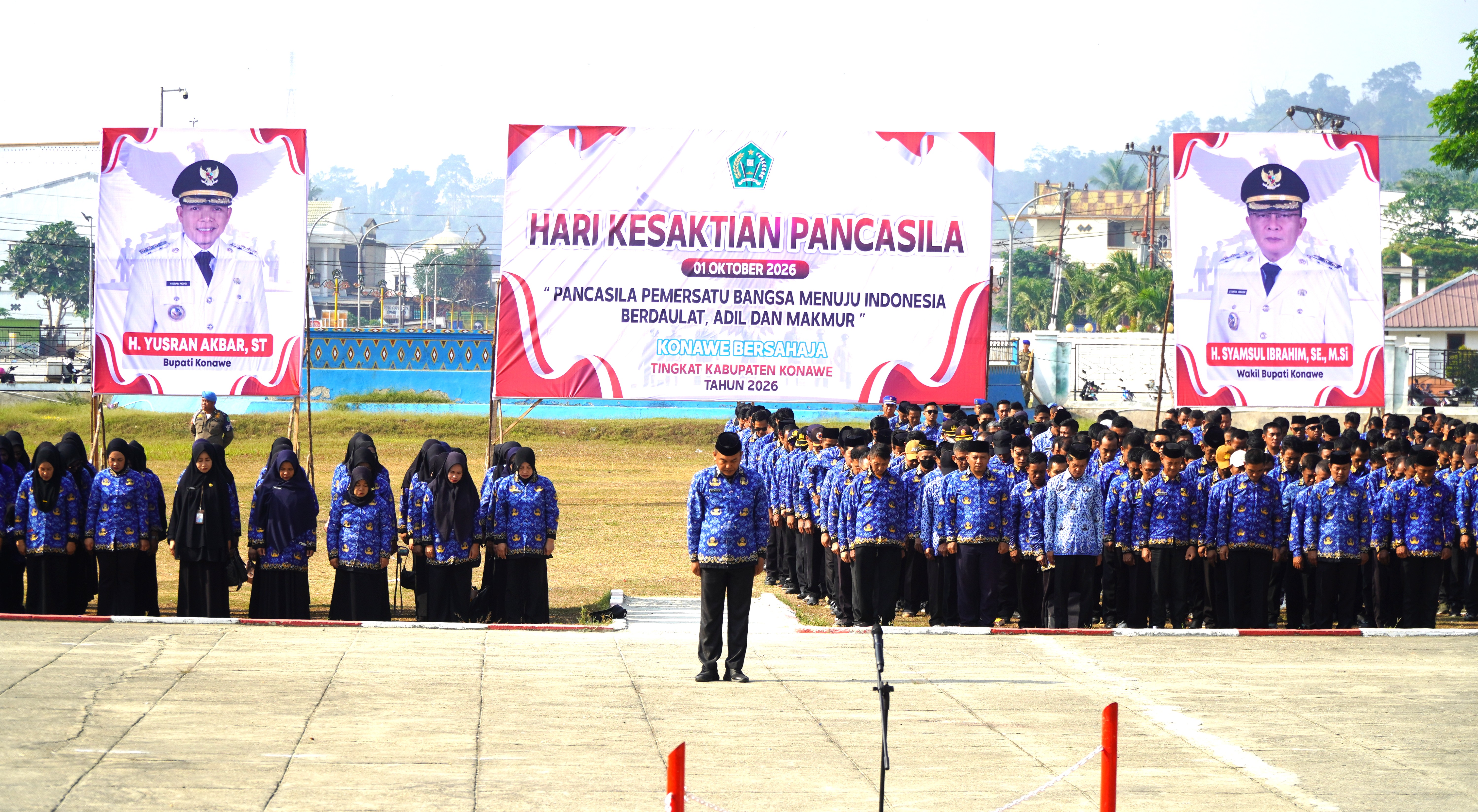 Wabup Konawe Pimpin Upacara Peringatan Hari Kesaktian Pancasila