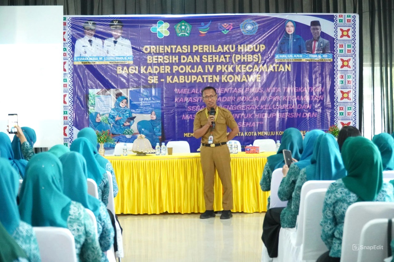 Buka Orientasi PHBS, Kadis Kesehatan Dorong Kader PKK Jadi Penggerak Hidup Sehat