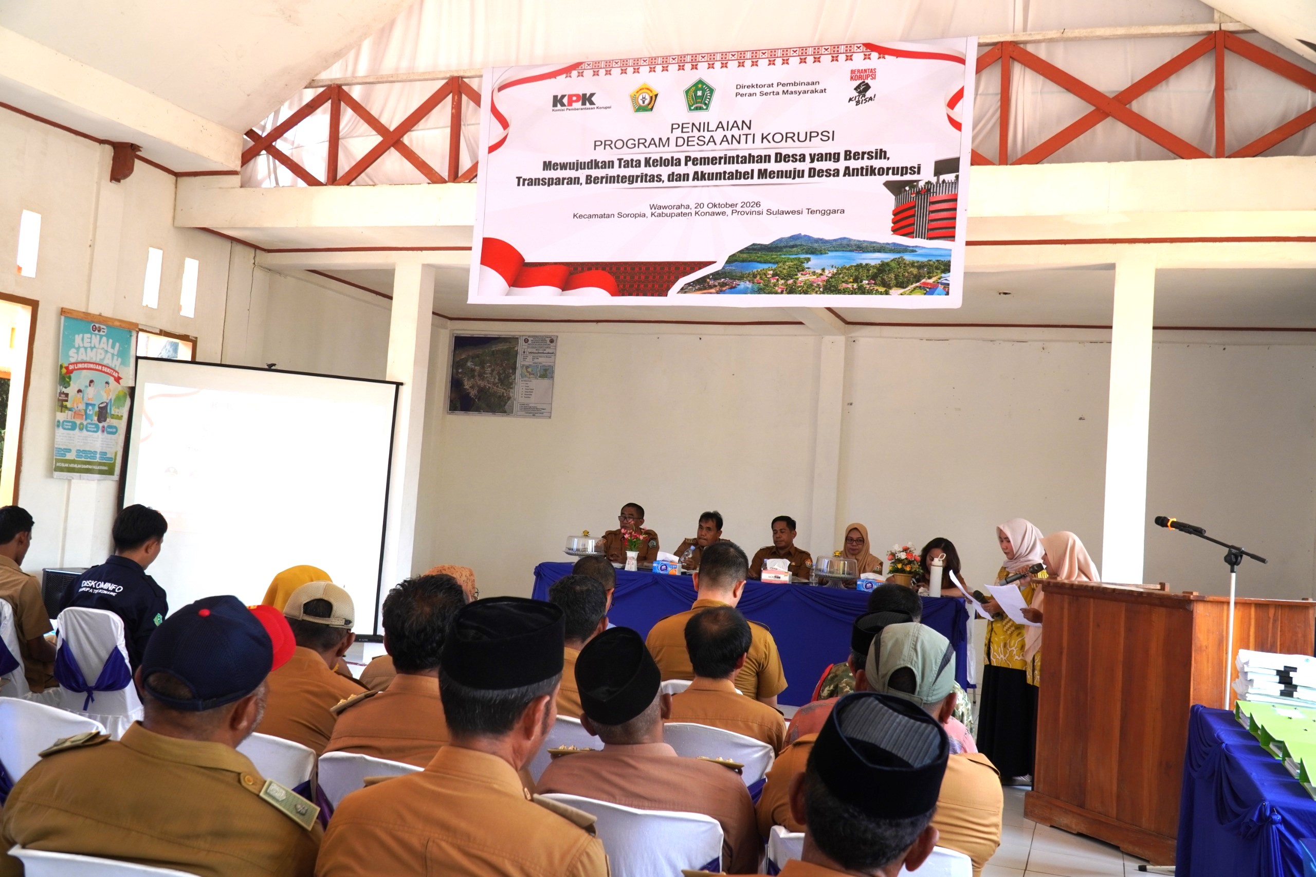 Desa Antikorupsi: Desa Waworaha Ikuti Tahapan Penilaian