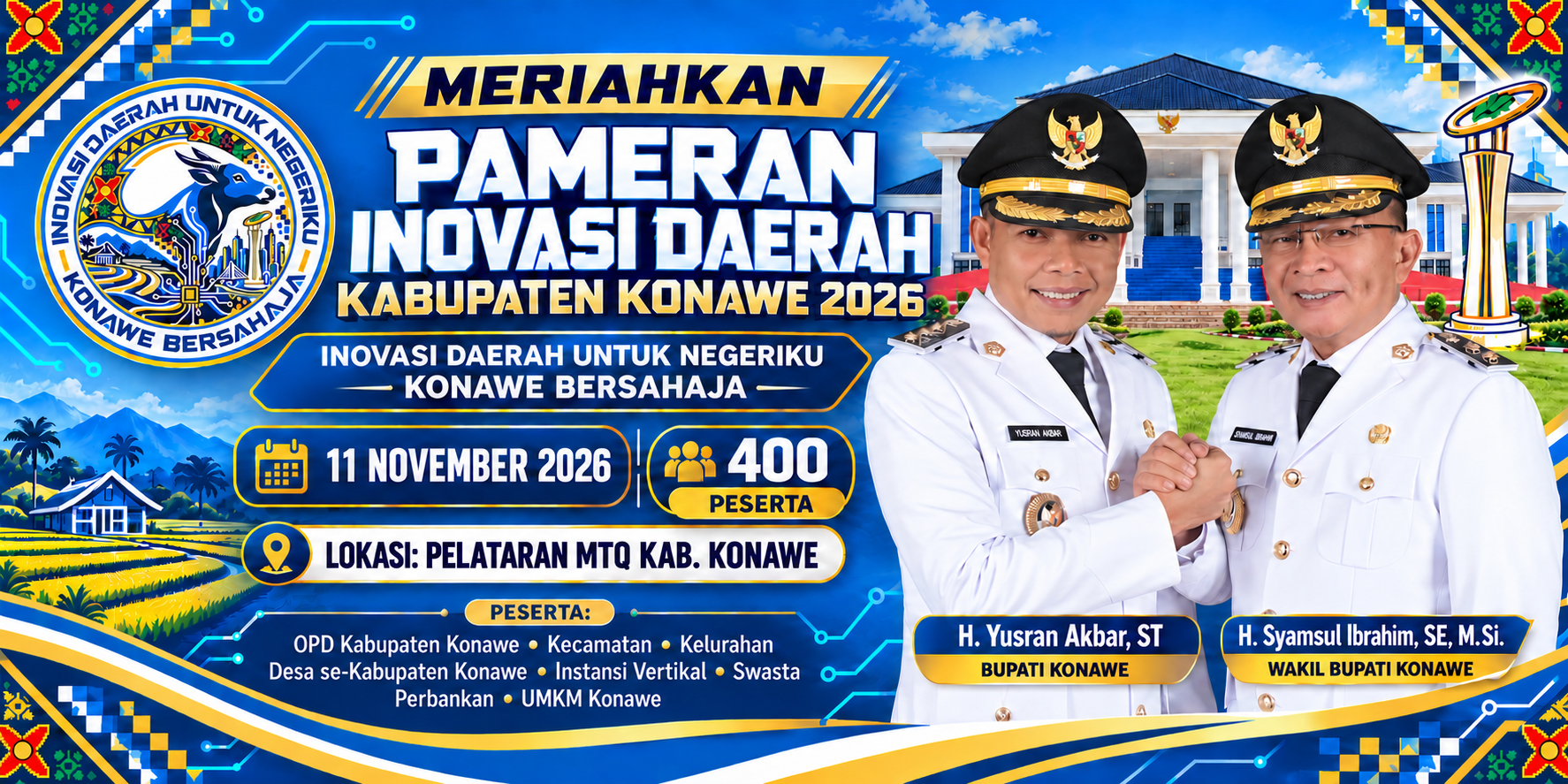 Pemkab Konawe Ajak Masyarakat Meriahkan Pameran Inovasi Daerah 2026